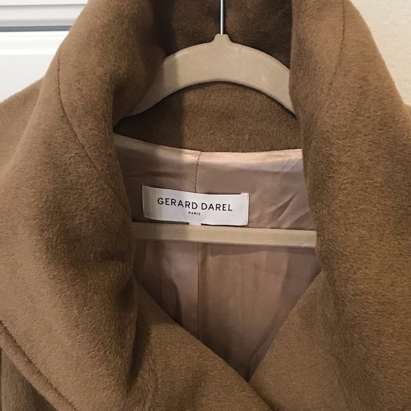 Gerard Darel women wool coat SZ 44 - Picture 2 of 13